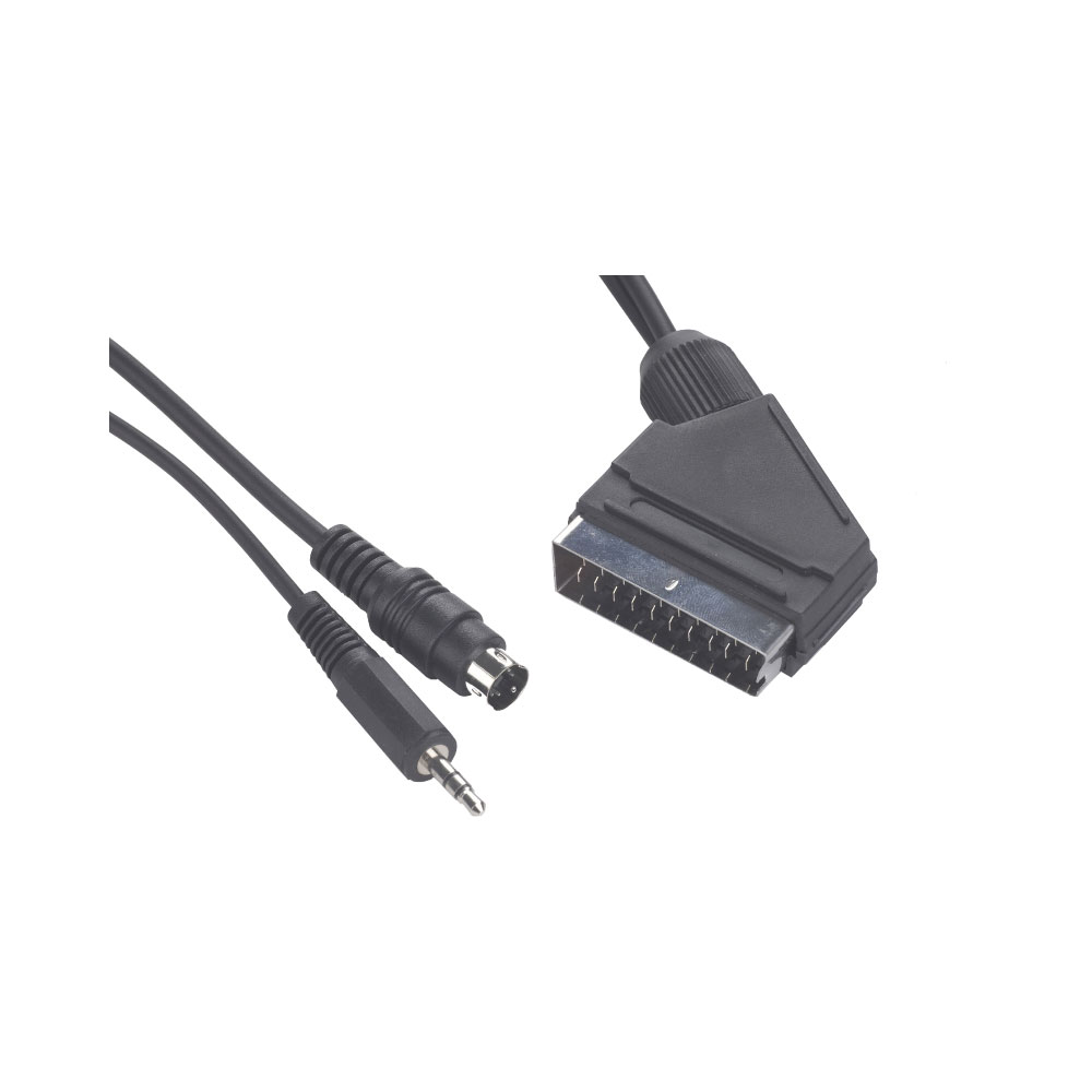 Gembird SCART plug to S-Video+audio 5 meter cable