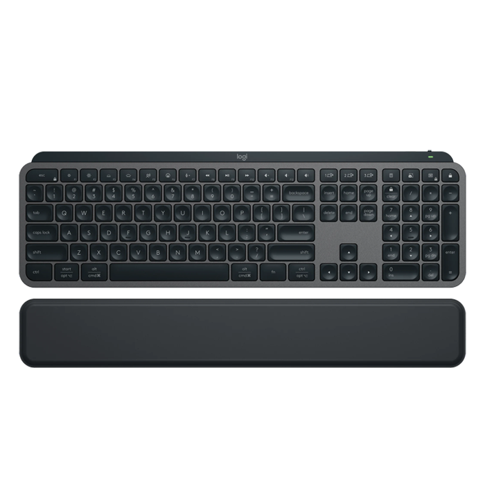 Logitech MX Keys S Keyboard with Palm Rest