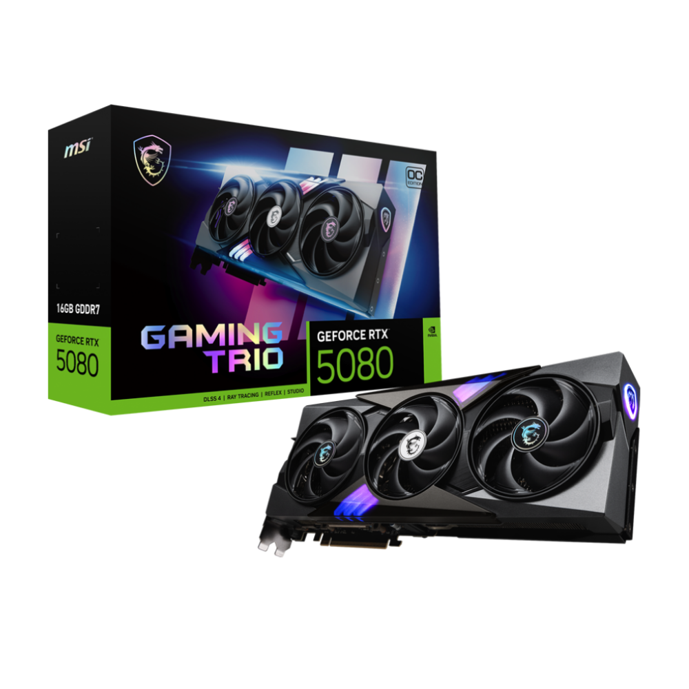 MSI GeForce RTX 5080 16G GAMING TRIO OC