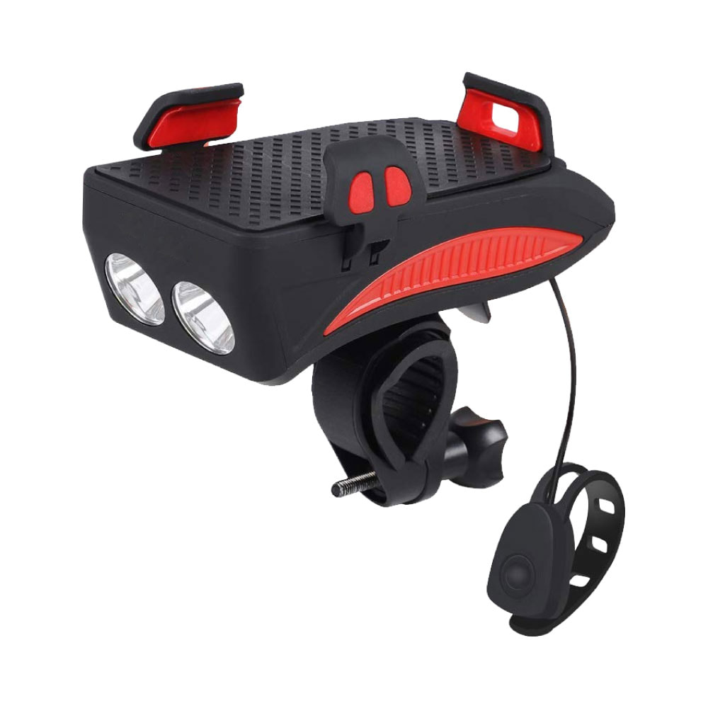 Multifunction Bicycle Horn, Lamp, Mobile Phone Bracket