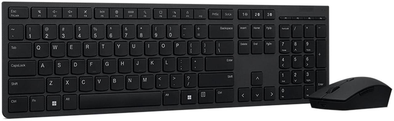 Lenovo Professional Wireless Rechargeable Combo Keyboard and Mouse