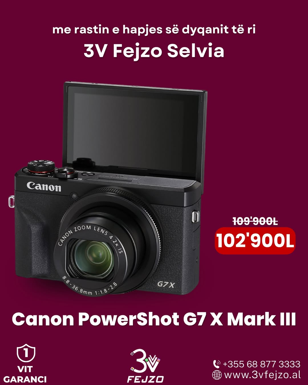 Canon G7 PowerShot X Mark III