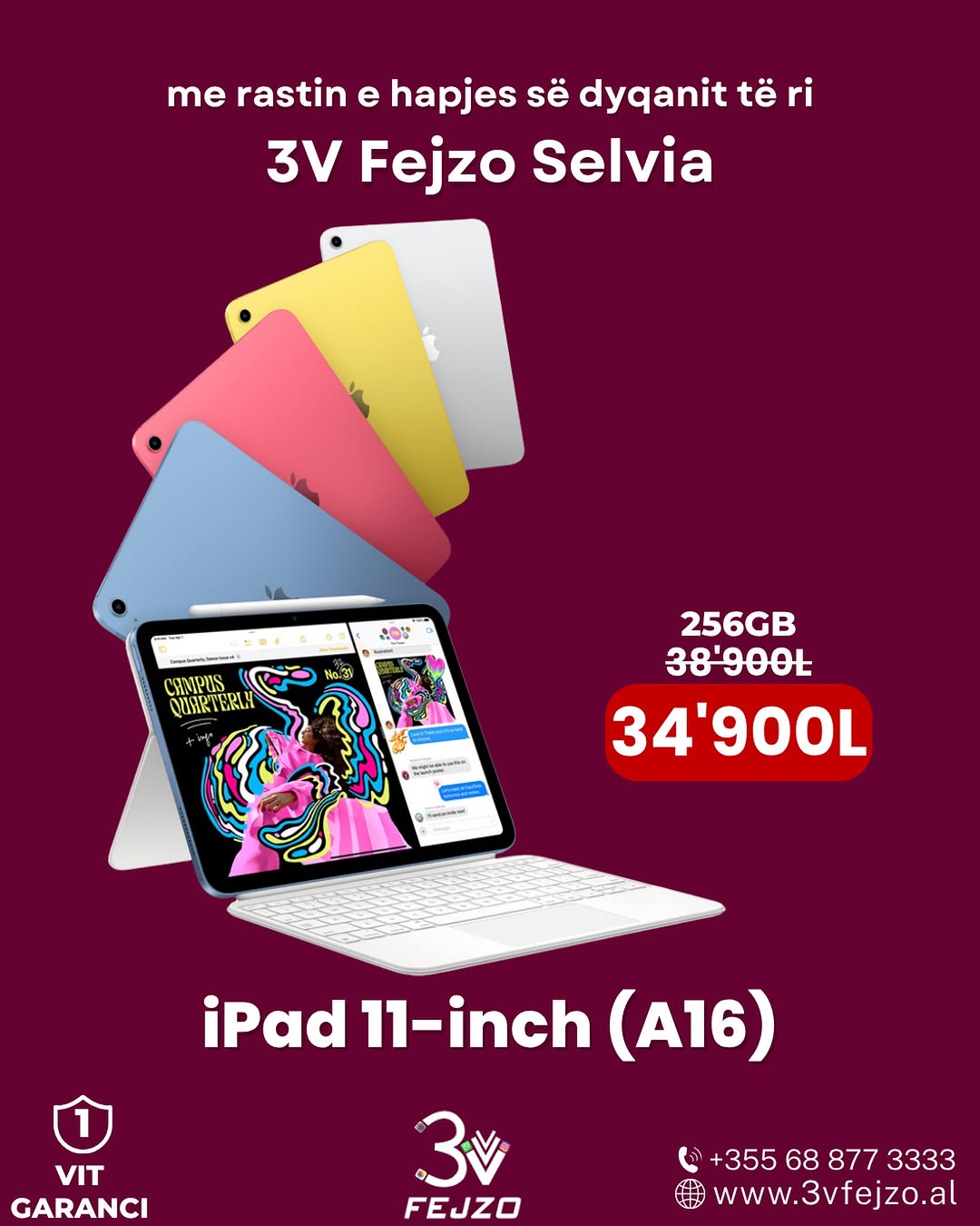 Apple iPad 11" A16 256GB