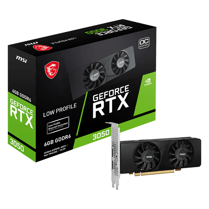 MSI GeForce RTX 3050 LP 6G OC