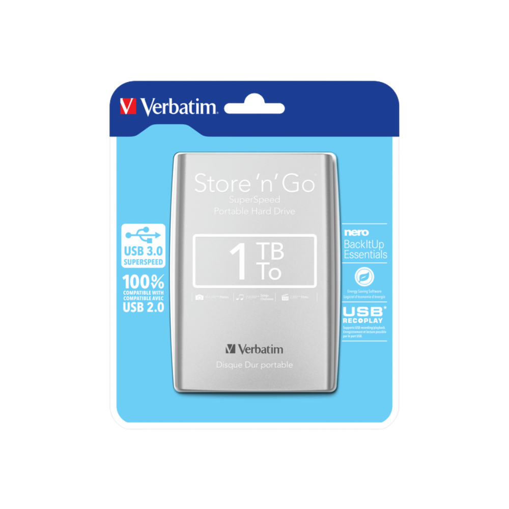 Verbatim Store 'n' Go USB 3.0 Portable Hard Drive