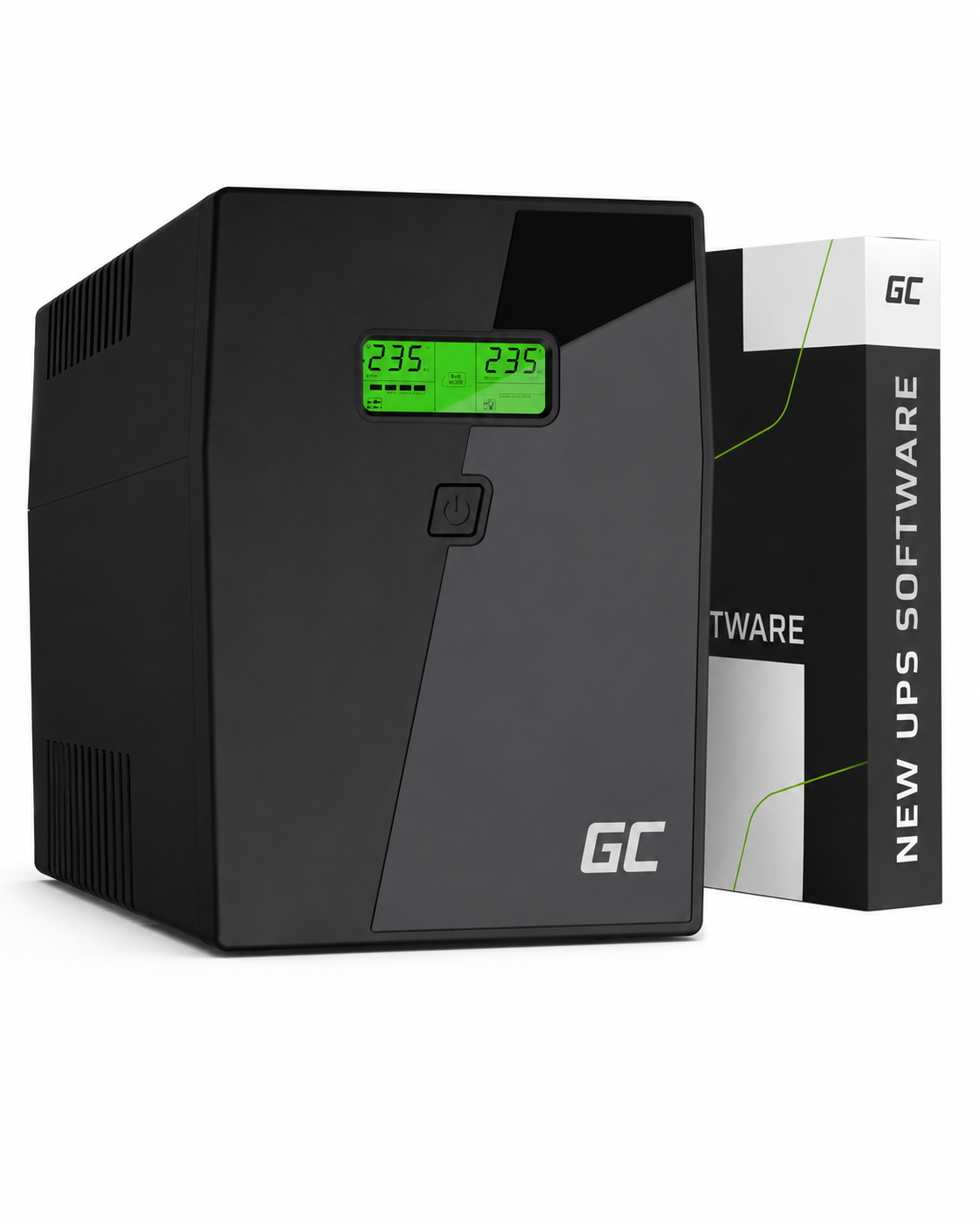 Green Cell UPS 1500VA 900W with LCD Display