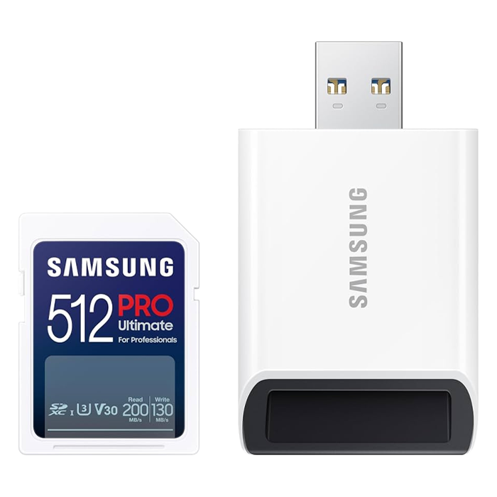 Samsung PRO Ultimate Full-Size SDXC UHS-I + Reader