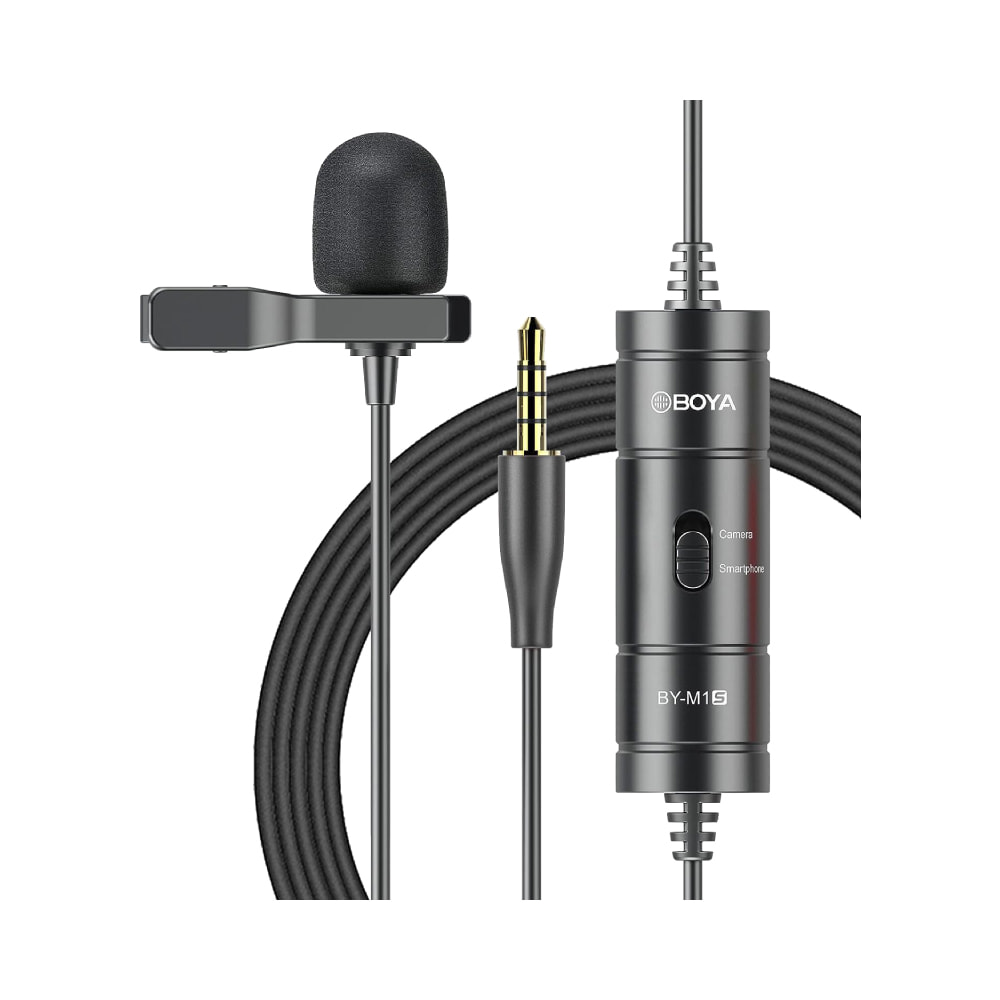 BOYA BY-M1S Universal Lavalier Microphone
