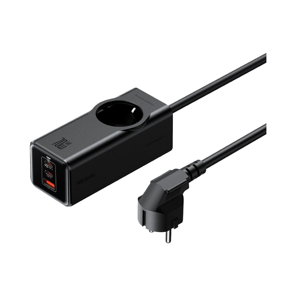Mcdodo 4-in-1 70W GaN Surge Protection Power Strip