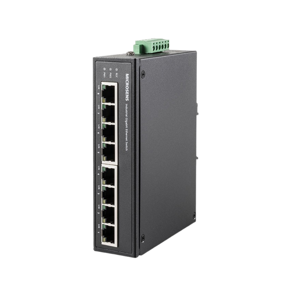 MICROSENS MS657208X Industrial Entry Line GbE Switch