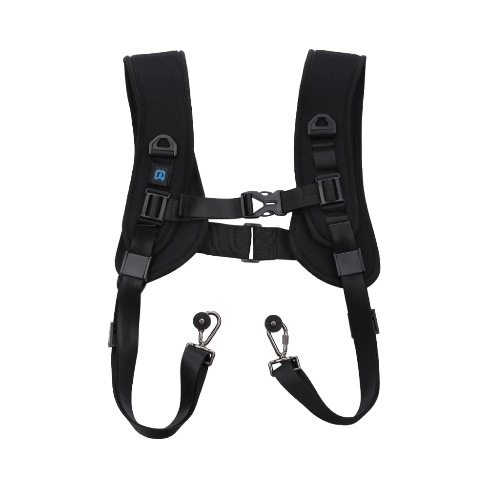PULUZ Quick Release Double Shoulder Harness Soft Pad Decompression Foam Strap Belt for DSLR Digital Cameras