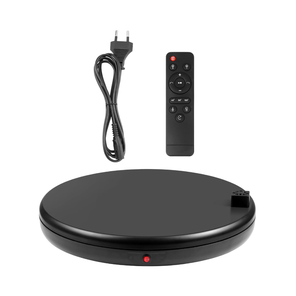 PULUZ 45cm Remote Control Rotating Turntable Display Stand