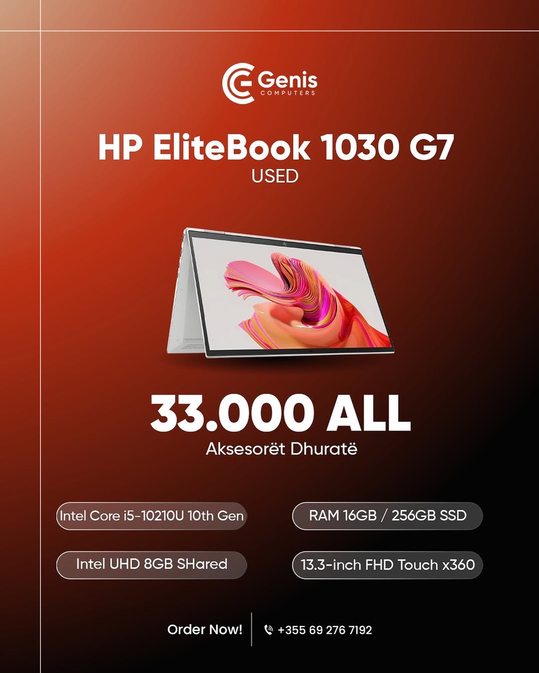 HP EliteBook x360 1030 G7 Notebook PC