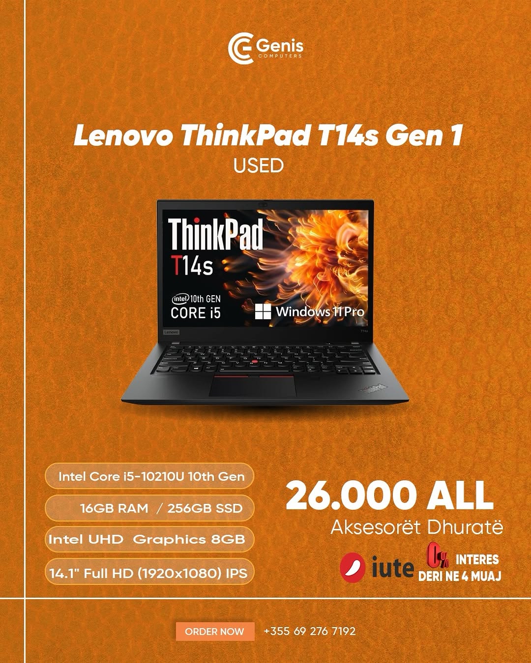 Lenovo ThinkPad T14s Gen 1 (Intel)
