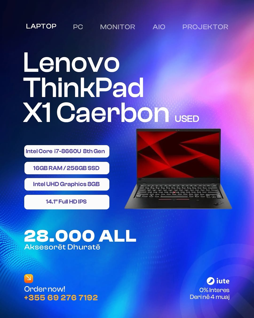 ThinkPad X1 Carbon 6th Gen