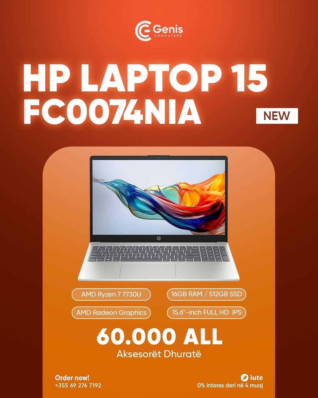 HP Laptop 15-fc0074nia