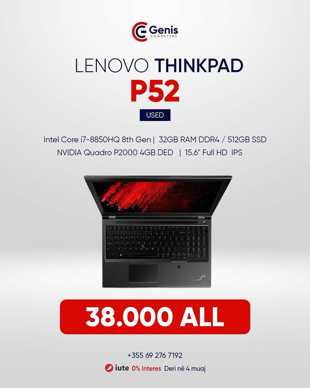 Lenovo ThinkPad P52