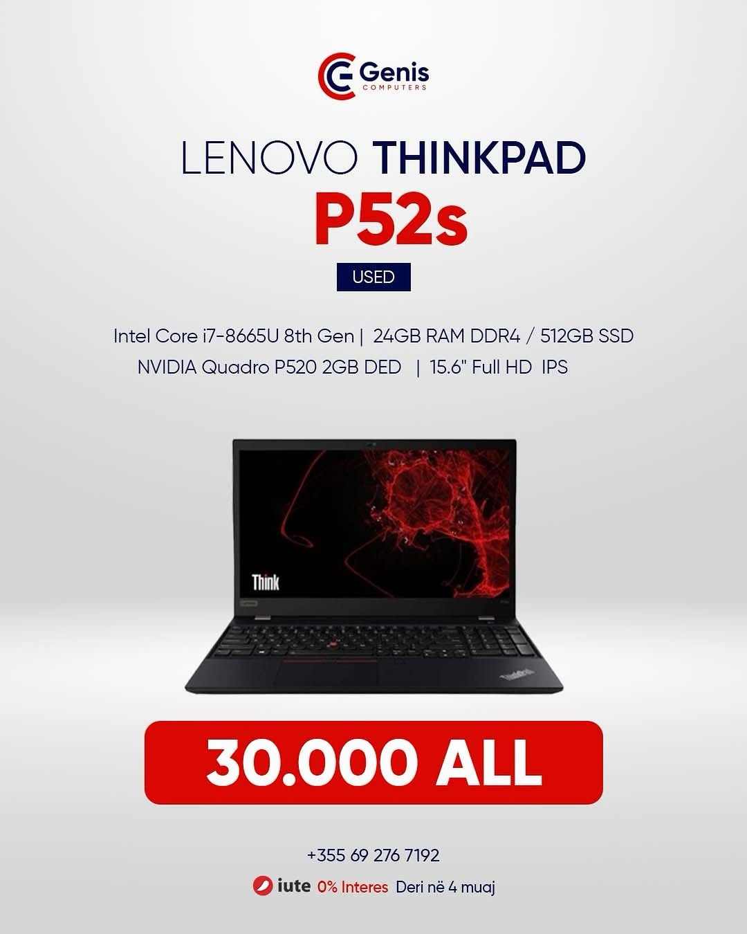 Lenovo ThinkPad P52s