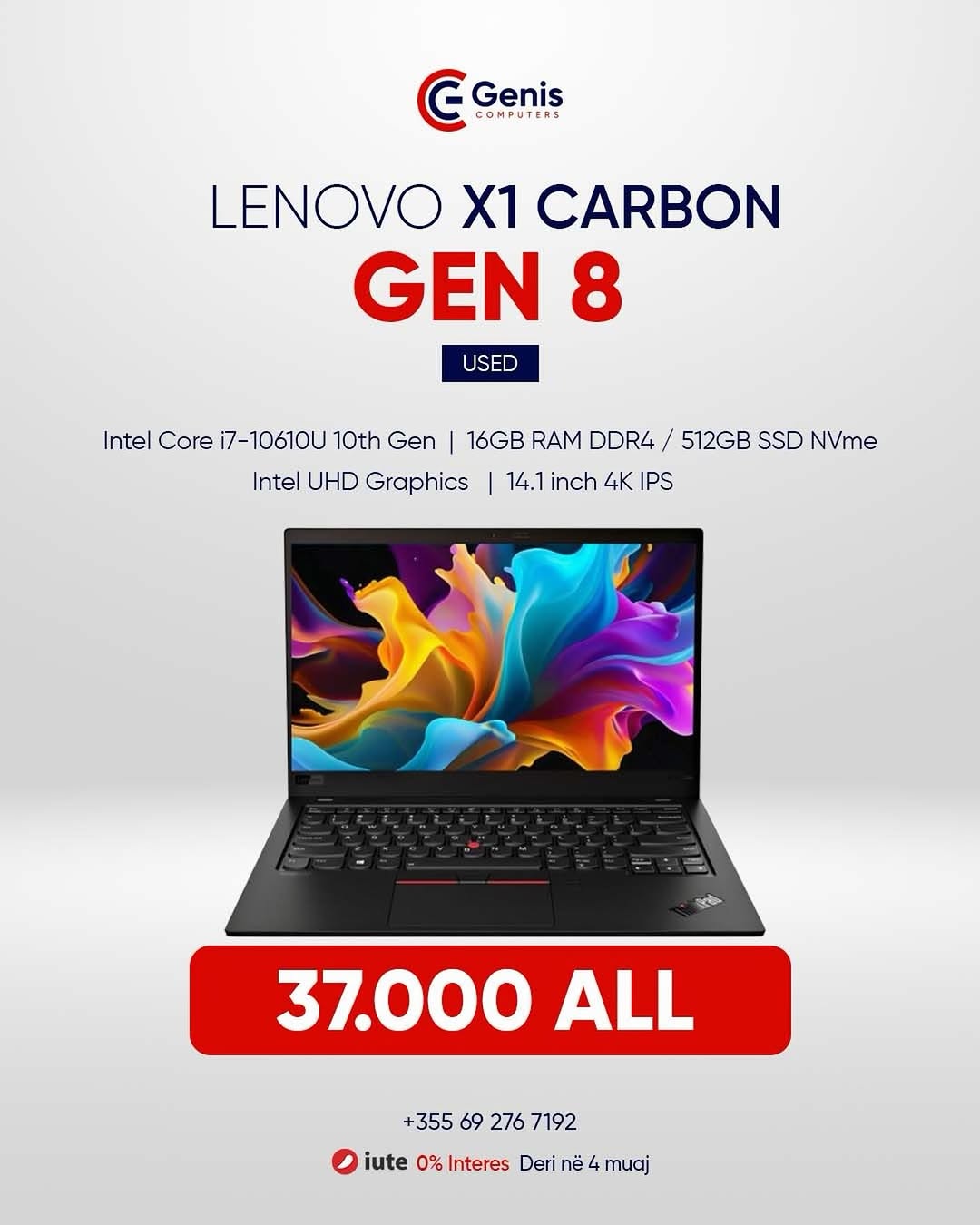 Lenovo ThinkPad X1 Carbon Gen 8