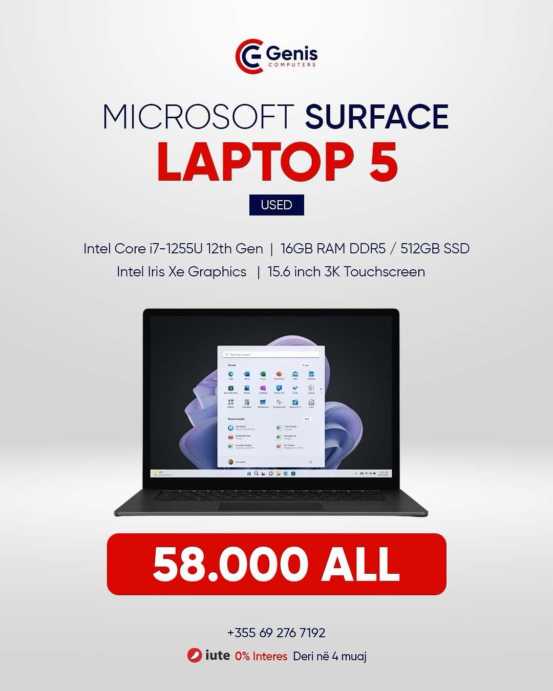Microsoft Surface Laptop 5 15”