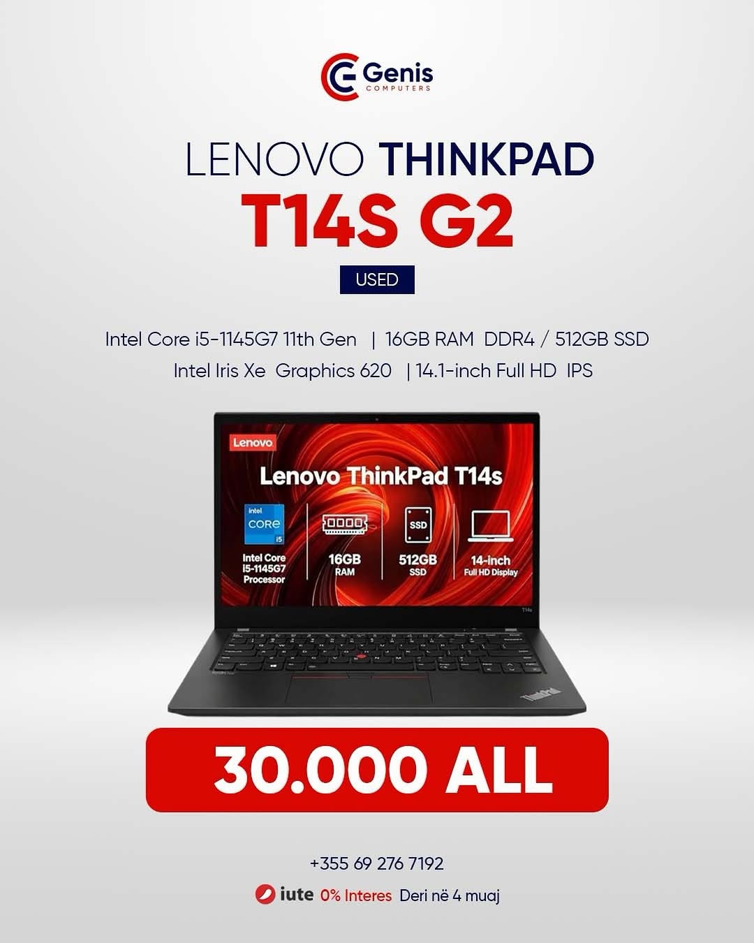 Lenovo ThinkPad T14s Gen 2 (Intel)