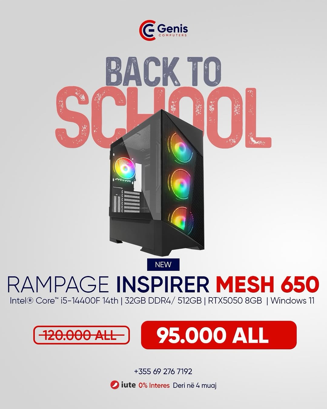 Genis Rampage Inspirer Mesh 650