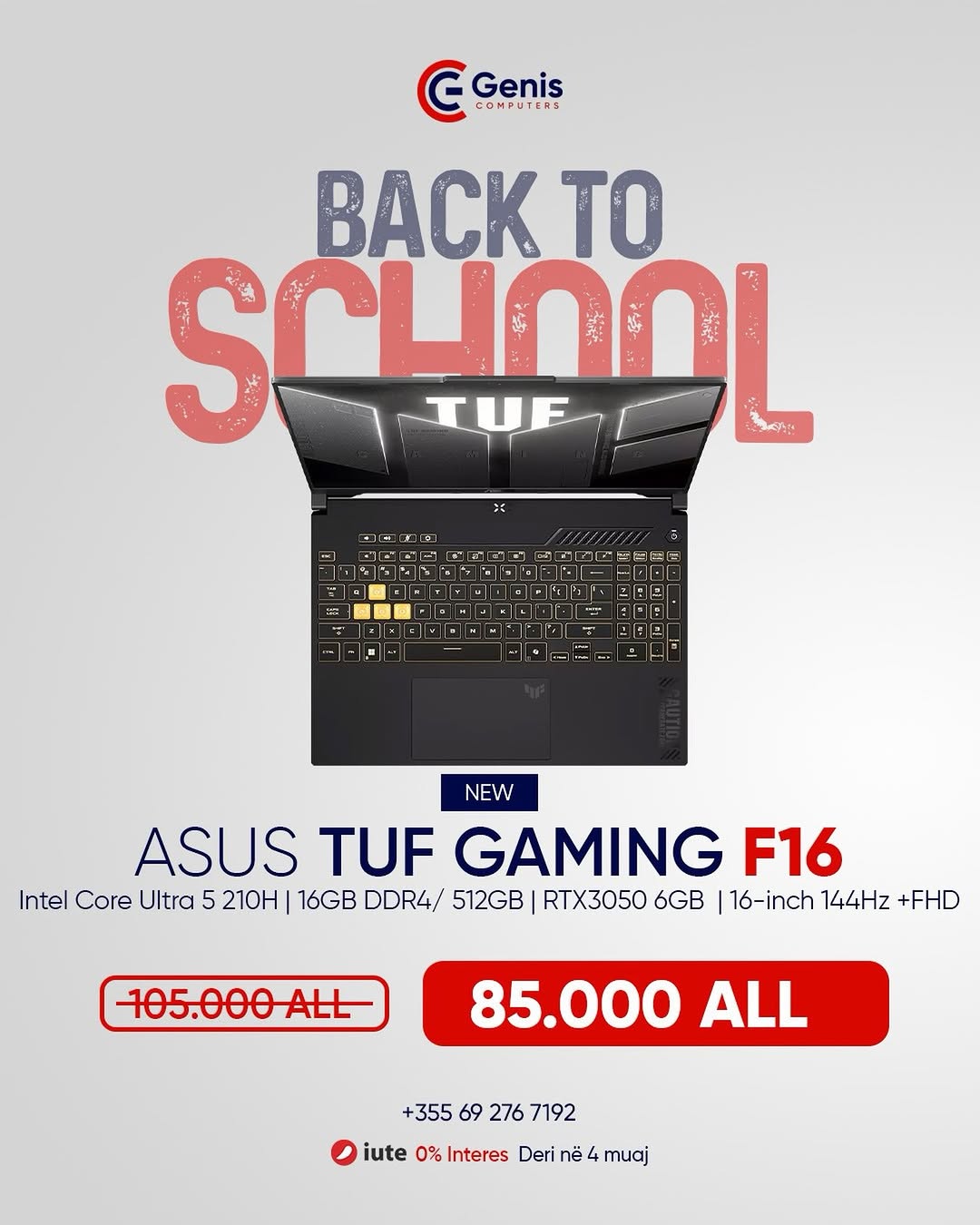 ASUS TUF Gaming F16 FX607