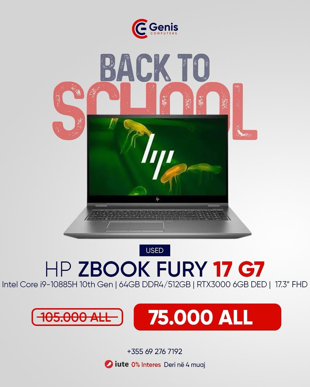 HP ZBook Fury 17 G7 Mobile Workstation