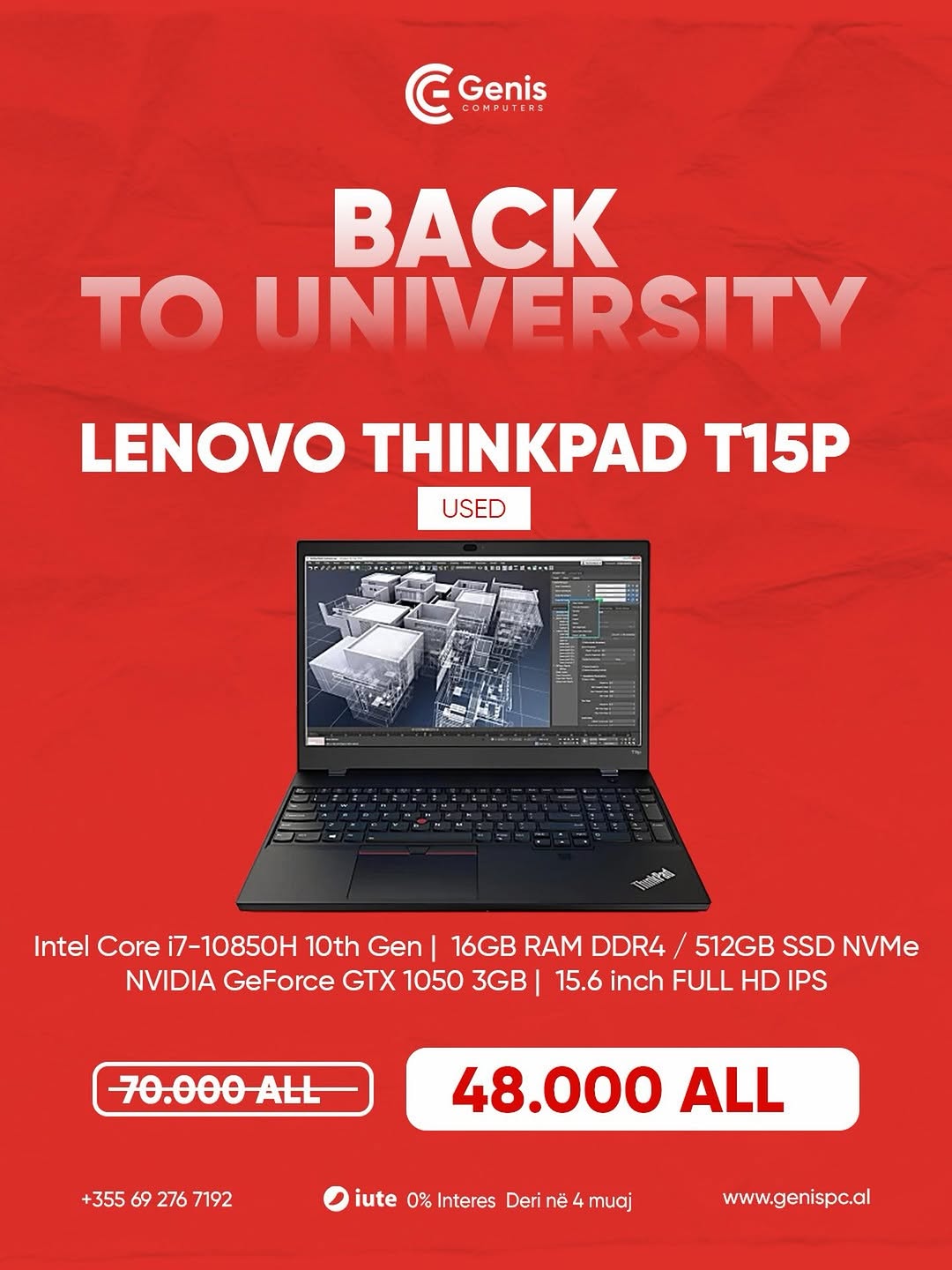 Lenovo ThinkPad T15p Gen 1