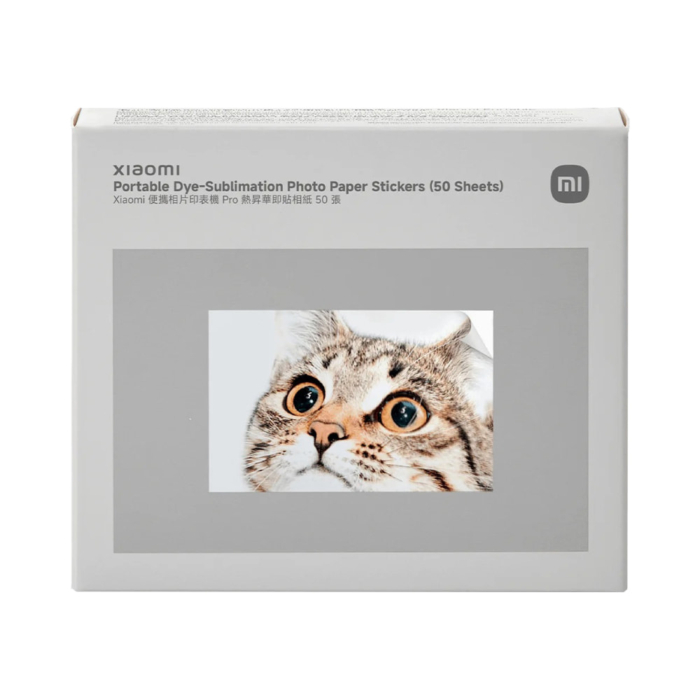 Xiaomi Portable Dye-Sublimation Photo Paper Stickers (50 Sheets)