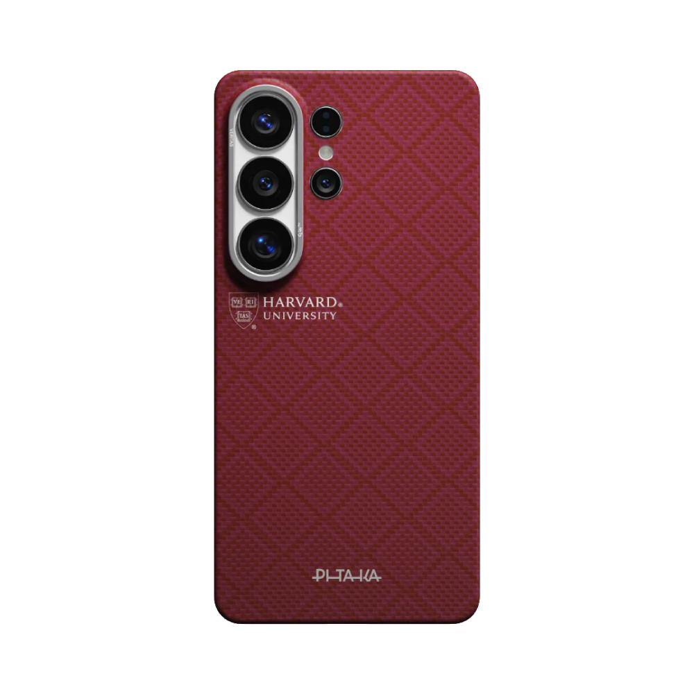 PITAKA Galaxy S26 Ultra Edge Case Harvard Crimson