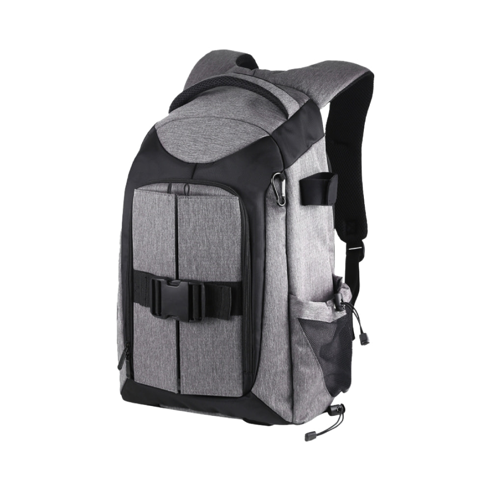 PULUZ 3-Fold 14W Solar Power Outdoor Portable Dual Shoulders Backpack Camera Bag