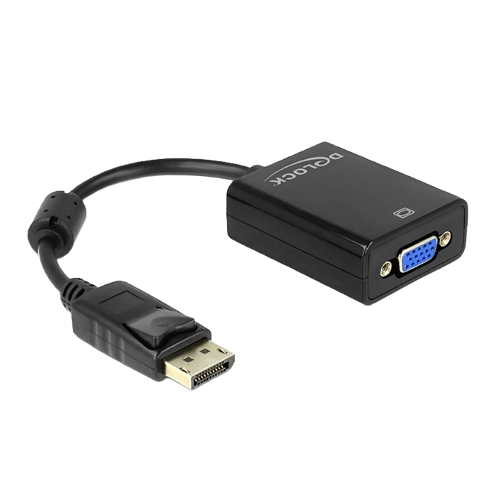 Delock Adapter DisplayPort 1.2 male > VGA female
