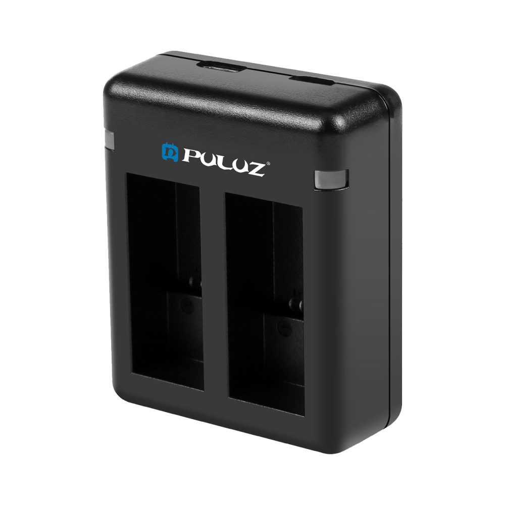 PULUZ USB Dual Batteries Charger for GoPro HERO12 Black /11 Black /10 Black /9 Black