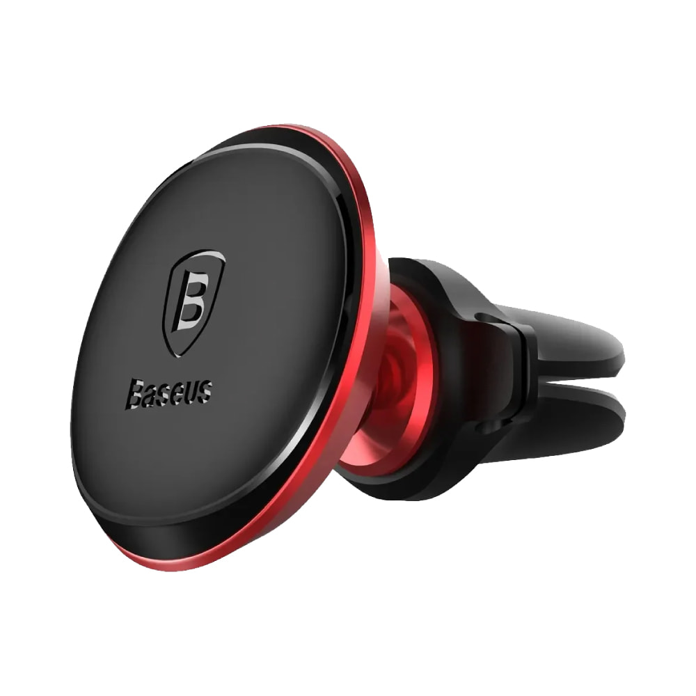 Baseus Car Mount Magnetic Air Vent Phone Holder with Cable Clip