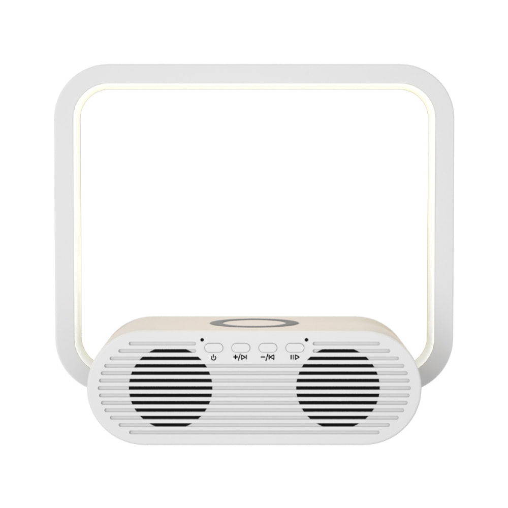 Wireless Charger Desk Lamp With Bluetooth Speaker