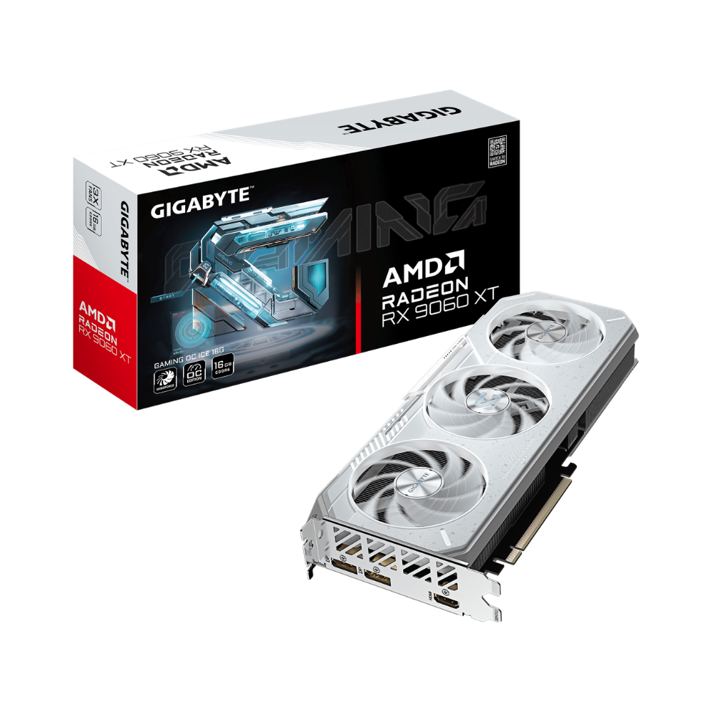 GIGABYTE Radeon RX 9060 XT GAMING OC ICE 16G