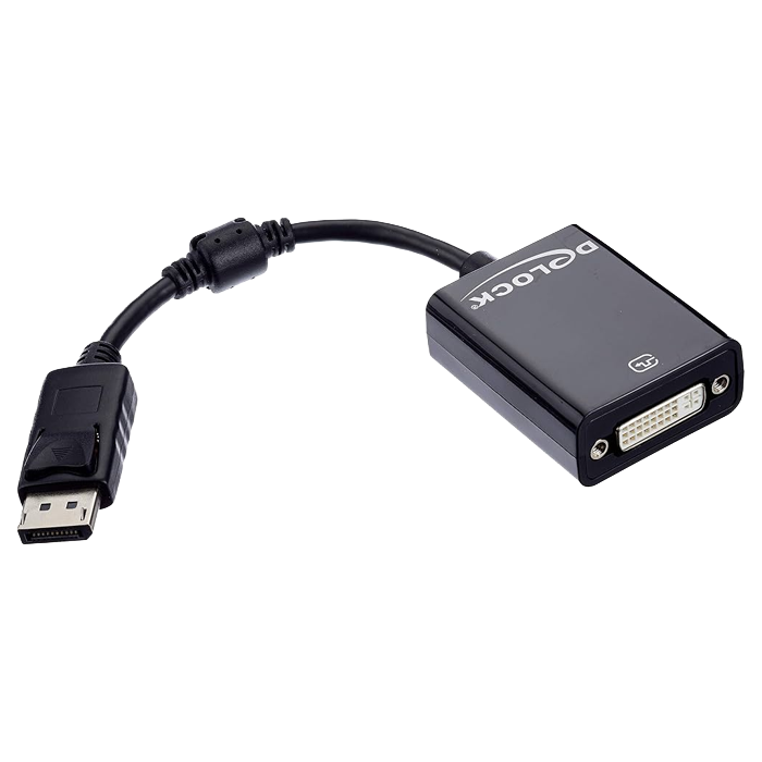 Delock Adapter DisplayPort 1.1 male > DVI female Passive black