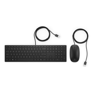 HP 4CE97AA Tastiere Wired 400 Black