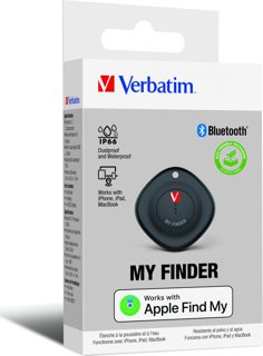 Verbatim My Finder Tracker Bluetooth Për Apple Where Is Bateri E Zëvendësueshme I Bardhë