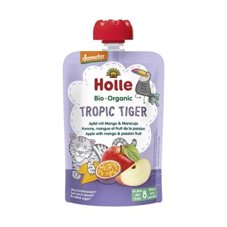 Holle Tropic Tiger Pure Frutash Mollë Mango Dhe Frut Pasioni 8m+