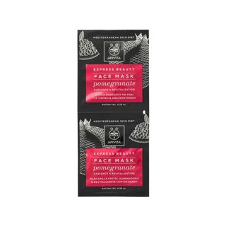 Apivita Express Beauty Pomegranate Face Mask for Radiance &amp; Revitalization