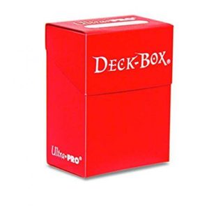 Ultra Pro Deck Box Solid Red