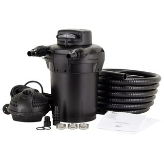 Pontec Pondopress UVC-2500 5000 Filter Presioni Perfshire Dhe Pastruesin E Pellgut H 11 Permasa Max E Pellgut 5000 Lartesi Uji 2 M 11W