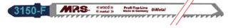 Lame Sharre Vertikale X-110 5-pack Me 5-cop 132 X X 2.5 Per Dhe Dru Profi Top Line 2.5mm
