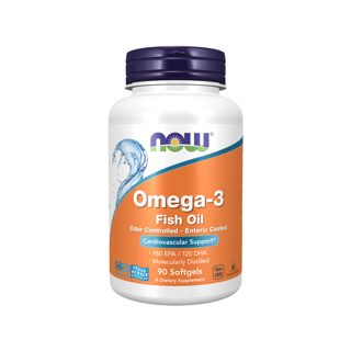 Now OMEGA-3 Molecularly Distilled Enteric Coated Softgels