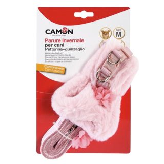 Camon trupore dhe qafore për qen M 44/55 cm, roze