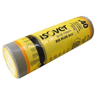 Isover Lesh Xhami 75x100x1200 cm M2 Me Alumin 9m2 Roll ʎ=0.040 M.k Ʀ=2.50 0.04W