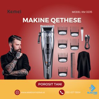 Kemei KM 3235 Makine Qethese