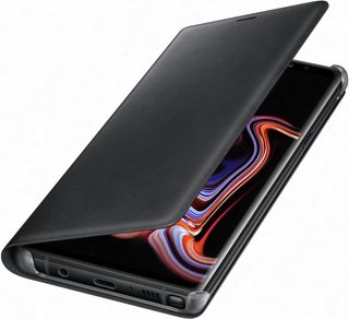 Kase Samsung Galaxy Note9 WN960LBEGWW Celulari Leather Wallet EF- Black
